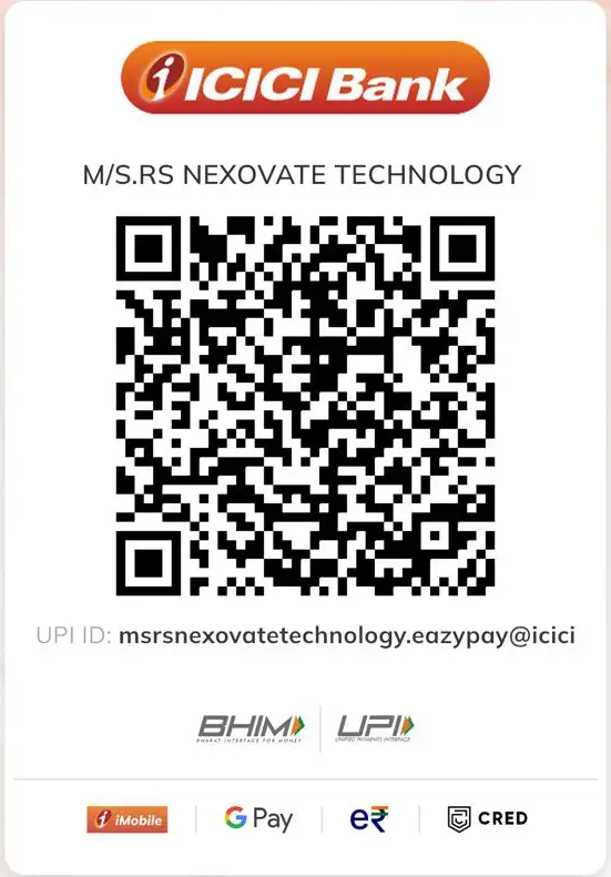BrajVerse UPI QR Code - RS Nexovate Technology